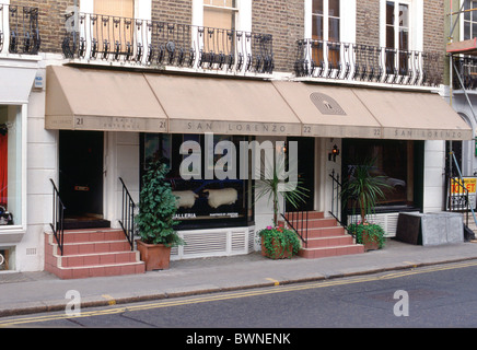 Restaurant San Lorenzo, 22 Beauchamp Place, Knightsbridge, London Stock Photo