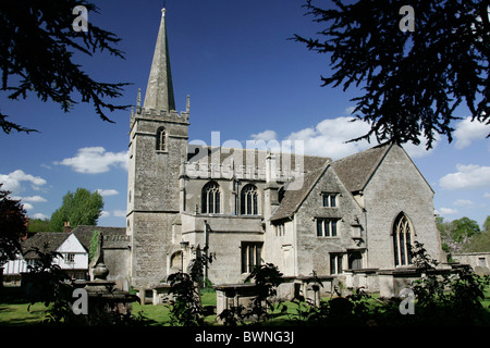 St Cyriacs Church in Lacock, Wiltshire, England Stock Photo