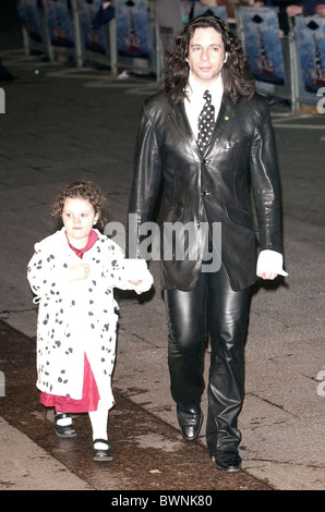 LAURENCE LLEWELYN-BOWEN AND DAUGHTER AT PREMIERE OF WALT DISNEY FILM '102 DALMATIONS' AT ODEON CINEMA, LONDON IN AID OF NSPCC Stock Photo