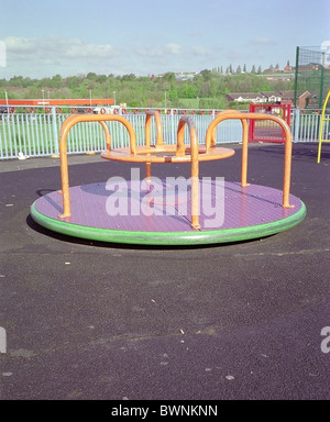 Roundabout In Children's Playground Stock Photo: 18643035 - Alamy