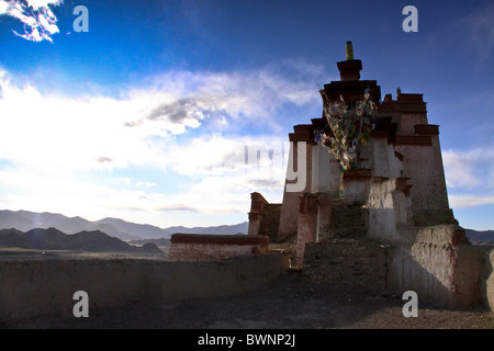 Palcho Fort in Gyantse, Tibet Stock Photo