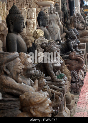 Balinese statues Stock Photo