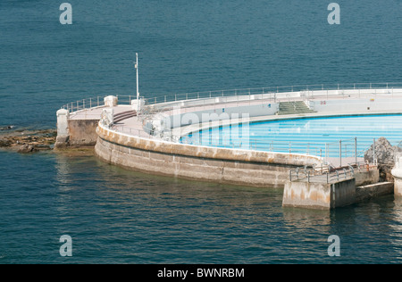 Tinside Lido at Plymouth Hoe after refurbishment, Plymouth, Devon UK Stock Photo