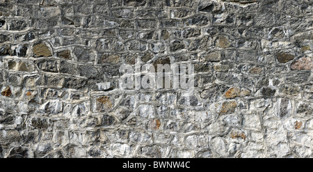 High resolution stitched stone wall texture background Stock Photo