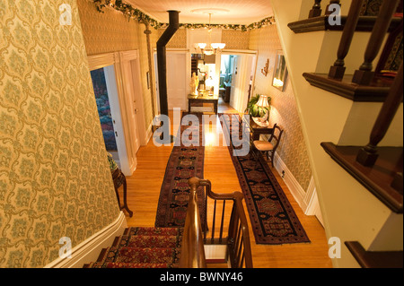 Antique decor at the Marshlands Inn (B & B), Sackville, New Brunswick, The Maritimes, Canada. Stock Photo