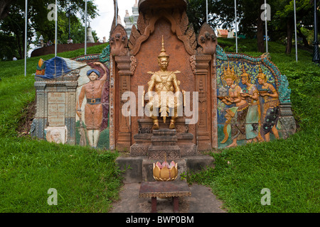 Wat Phnom, Phnom Penh, Cambodia, Indochina, Southeast Asia, Asia Stock Photo