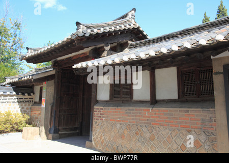 Hanock, Traditional Korean Architecture, Seoul, South Korea Stock Photo