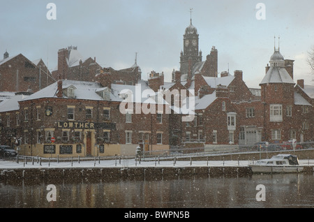 winter, Kings Snaith, York, North Yorkshire, England, UK Stock Photo