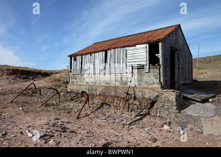 Disused Fishing Station at Red Point Wester Ross West Coast of Scotland Stock Photo