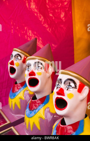 Laughing clowns amusement in sideshow alley Stock Photo - Alamy