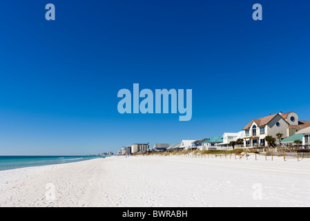 Panama City Beach from the eastern end, Gulf Coast, Florida, USA Stock Photo
