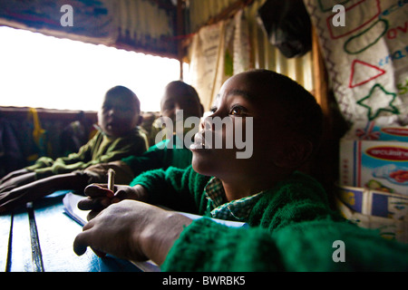 Children from Mathare Slums, Maji Mazuri Centre and School, Nairobi, Kenya Centre and School, Nairobi, Kenya Stock Photo