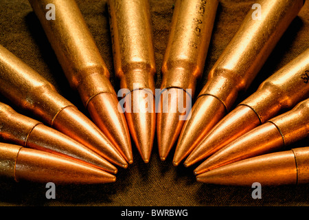 Abundance Aggression Ammunition Brass Bullet Bullets Caliber Close-up Concept Crime Danger Detail Enforcem Stock Photo