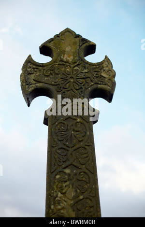 Celtic cross at Inveraray, Scotland Stock Photo