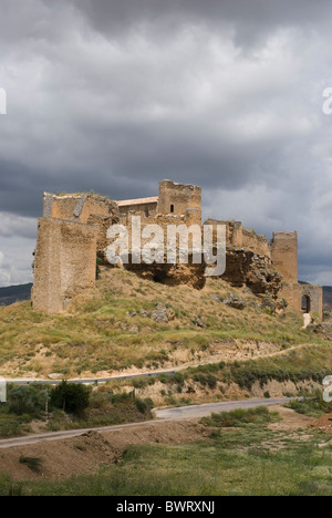 Zorita de los Canes castle. Alcarria area. Guadalajara province. Castile La Mancha. Spain Stock Photo