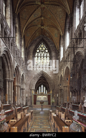 Chester Cathedral Quire to east Stock Photo