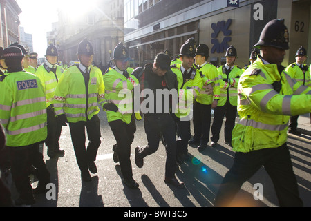 G20 Protests 2009 in London, United Kingdom Stock Photo