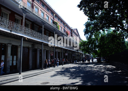 Lower Pontalba Apartments Stock Photo