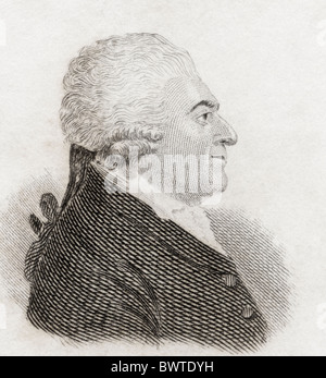 Professor James Beattie, 1735 to 1803. Scottish scholar and writer. Stock Photo