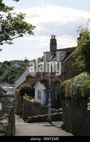 Castle Walk in Crail, Fife Scotland Stock Photo