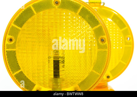 Yellow warning lamp