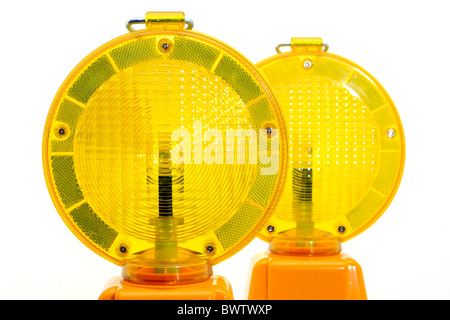 Yellow warning lamp