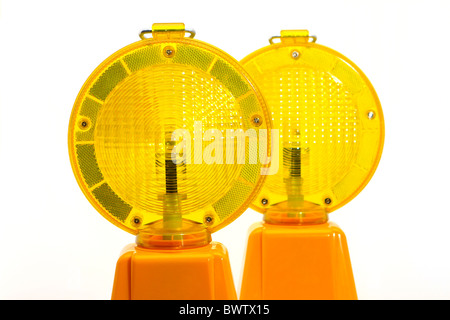Yellow warning lamp