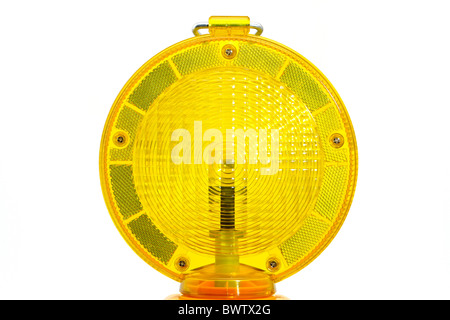 Yellow warning lamp