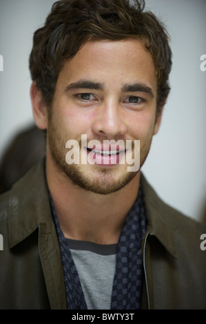 Rugby player Danny Cipriani Sattends the Sass & Bide spring 2011 collection at the Opera House in London on 17 September 2010. Stock Photo