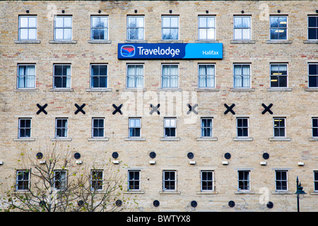 Travelodge at Dean Clough Halifax West Yorkshire England Stock Photo