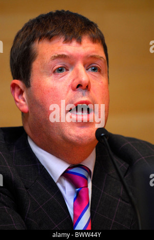 Paul Burstow MP, Minister of State, Department of Health, speaking at a carers conference, November 2010, London, UK. Stock Photo