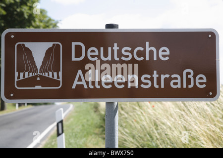 Deutsche Alleenstraße Stock Photo