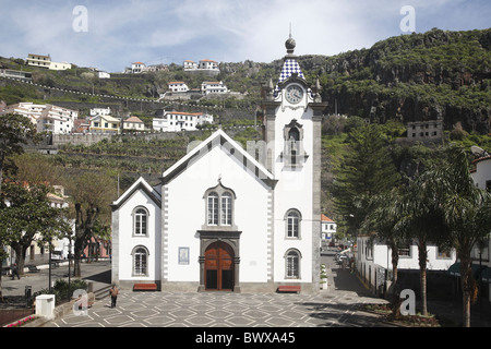 Portugal Madeira Ribeira Brava Igreja de Sao Bento Stock Photo
