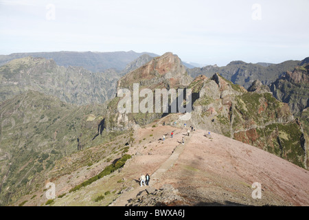 Portugal Madeira Pico do Arieiro Stock Photo