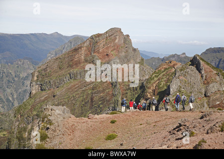 Portugal Madeira Pico do Arieiro Stock Photo