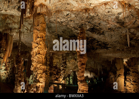 Nahal Soreq cave Stock Photo