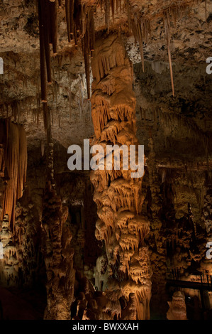 Nahal Soreq cave Stock Photo