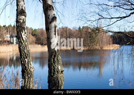 Kottlasjön, Lidingö (Sweden) Stock Photo
