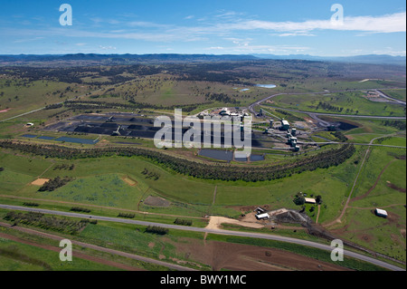 Hunter Valley coal mine NSW Australia Stock Photo