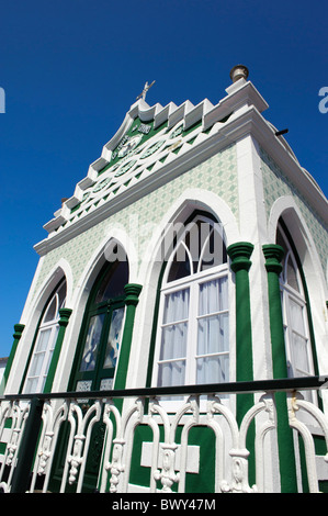 Temple of the Hply Spirit in Altares, Isle of Terceira, Azores Stock Photo