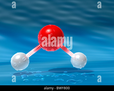 Water Molecule Stock Photo