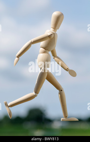 Wooden Figure Stock Photo