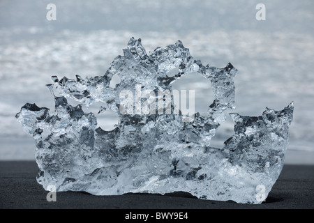 Drift Ice, Jokulsarlon, South Iceland, Iceland Stock Photo