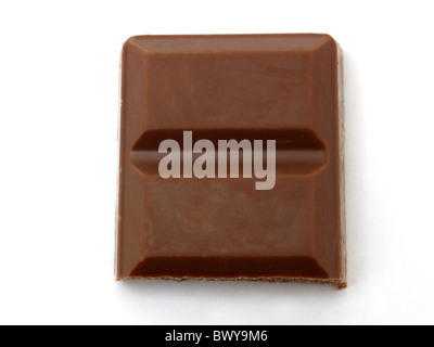 Two Chocolate Squares Stock Photo