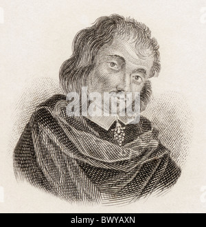 Paul Scarron, c.1610 to 1660. French poet, dramatist, novelist. Stock Photo