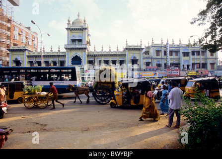 Siddique Sarai Choultry in Chennai; Madras, Tamil Nadu;Tamilnadu, India. Moorish Architecture. Stock Photo