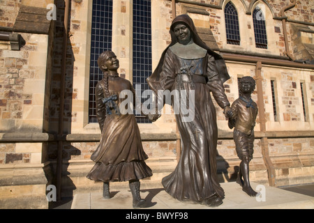 Statue Of Mary Mackillop Australian Roman Catholic Nun b.1842 Beatified 1995 Adelaide Australia Stock Photo