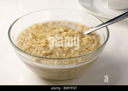 Bowl of porridge Stock Photo