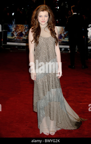 Georgie Henley attends the World Premiere of Narnia The Voyage of the Dawn Treader, Leicester Square, London, 30th November 2010 Stock Photo