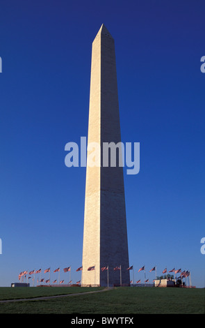 District of Columbia obelisk USA America United States Washington Washington monument Mall Stock Photo